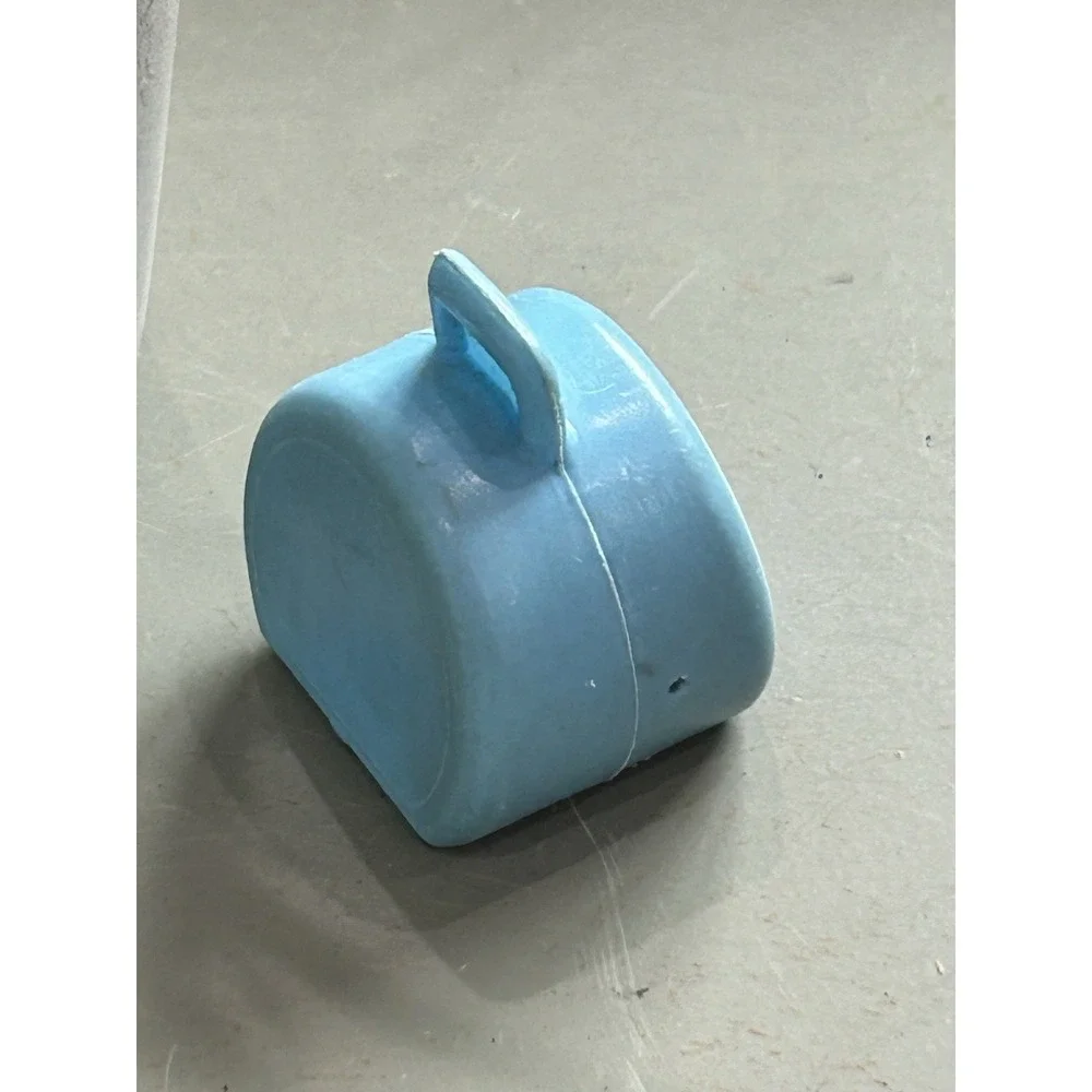 Vintage Fisher Price Little People Airport Blue Luggage Bag Suitcase‎